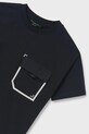 Băieți Mayoral tricou copii 6012.7E.Junior.PPYA negru