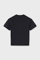 Dječja pamučna majica kratkih rukava Mayoral 6014.7E.Junior.PPYA crna SS25