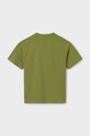 Мальчик Детская хлопковая футболка Mayoral 6017.7F.Junior.PPYA зелёный