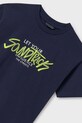 Băieți Mayoral tricou de bumbac pentru copii 2-pack 6018.7F.Junior.PPYA bleumarin