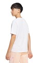 adidas Originals tricou de bumbac pentru copii JC5861 alb