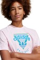 Детская хлопковая футболка adidas Originals JC5862