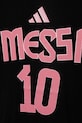 Detské bavlnené tričko adidas Performance MESSI čierna JM3553
