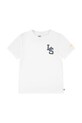 Дитяча бавовняна футболка Levi's "LS" MONOGRAM TEE бавовна білий 9EL402