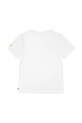 Дитяча бавовняна футболка Levi's "LS" MONOGRAM TEE 9EL402 білий SS25