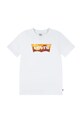 Levi's tricou copii GOLDEN GLOW BATWING TEE print alb 8EM295