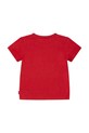 Μωρό βαμβακερό μπλουζάκι Levi's LOGO CHAMBRAY APPLIQUE TEE 6EM317 κόκκινο SS25