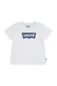 Levi's t-shirt dziecięcy MY FIRST BATWING TEE aplikacja biały 6EM318