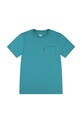 Levi's t-shirt bawełniany dziecięcy SUNSET POCKET TEE bawełna turkusowy 8EM359