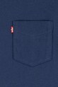 Хлопчик Дитяча бавовняна футболка Levi's SUNSET POCKET TEE 9EM359 темно-синій
