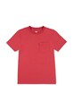 Levi's t-shirt bawełniany dziecięcy SUNSET POCKET TEE bawełna czerwony 9EM359