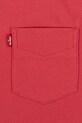 Chłopiec Levi's t-shirt bawełniany dziecięcy SUNSET POCKET TEE 9EM359 czerwony
