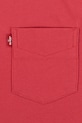 CHLAPEC Dětské bavlněné tričko Levi's SUNSET POCKET TEE 9EM359 červená