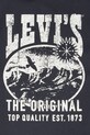Мальчик Детская футболка Levi's VALLEY VIEW TEE 8EM600 чёрный