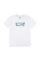 Dětské tričko Levi's CRASHING WAVES BATWING TEE 8EM650 bílá SS25
