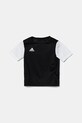 adidas Performance tricou copii print negru DP3220