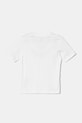 Παιδικό βαμβακερό μπλουζάκι adidas JX6871 λευκό SS25