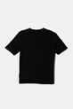 Detské bavlnené tričko adidas JX6870 čierna SS25