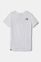 The North Face t-shirt dziecięcy S/S EASY TEE NF0A8DRN9ZN1 biały SS25