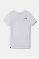 The North Face t-shirt dziecięcy S/S EASY TEE NF0A8DRN9ZN1 biały SS25