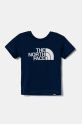 The North Face tricou copii S/S EASY TEE print bleumarin NF0A8DRND1R1