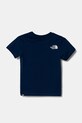 The North Face tricou copii S/S EASY TEE NF0A8DRND1R1 bleumarin SS25