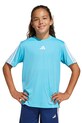 adidas gyerek póló aplikációval kék JJ1036