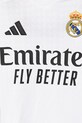 adidas Performance tricou copii REAL alb JX2139