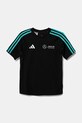 adidas Performance tricou copii MER DNA print negru JV5423