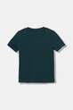Puma t-shirt bawełniany dziecięcy ESS No. 1 Logo Tee 684906 zielony AW25