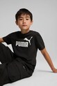 Puma t-shirt bawełniany dziecięcy ESS No. 1 Logo Tee nadruk czarny 684906
