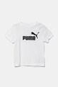 Dětské bavlněné tričko Puma ESS No. 1 Logo Tee 684930 bílá SS25