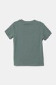 Otroška bombažna kratka majica Puma ESS No. 1 Logo Tee 684930 zelena SS25