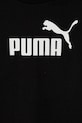 Puma t-shirt bawełniany dziecięcy ESS No. 1 Logo Tee czarny 684930