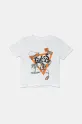 Guess t-shirt bawełniany niemowlęcy nadruk biały I5GI00.K8HM4.PPYA