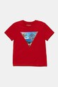 Guess tricou de bumbac pentru copii print rosu L5GI26.K8HM4.PPYA