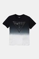 Дитяча бавовняна футболка Guess візерунок темно-синій L5GI27.I3Z14.PPYA