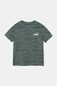 Puma tricou de bumbac pentru copii MID90S AOP Tee cu modele verde 685146.B