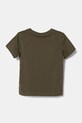 Детская хлопковая футболка Puma ESS 2 COLOR No.1 Logo Tee 685778 зелёный SS25
