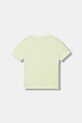 Puma T-shirt dziecięcy bawełniany ESS 2 COLOR Small No. 1 Logo Tee 685779 zielony SS26
