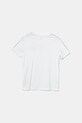 Puma tricou de bumbac pentru copii ESS TAPE Tee 685780 alb SS25