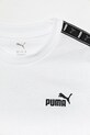 Băieți Puma tricou de bumbac pentru copii ESS TAPE Tee 685780 alb
