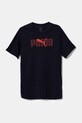 Хлопковая футболка Puma ESS LOGO LAB Tee хлопок тёмно-синий 685791