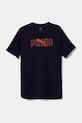 Puma pamut póló ESS LOGO LAB Tee pamut sötétkék 685791