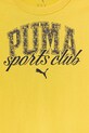 CHLAPEC Dětské bavlněné tričko Puma CLASS Graphic Tee 685814 žlutá