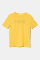 Puma tricou de bumbac pentru copii SPORT Graphic Tee print galben 685850