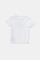 Guess t-shirt bawełniany dziecięcy N5GI01.K8HM4.PPYA biały SS25