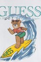 Chłopiec Guess t-shirt bawełniany dziecięcy N5GI04.K8HM4.PPYA biały