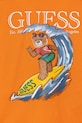Хлопчик Дитяча бавовняна футболка Guess N5GI04.K8HM4.PPYA помаранчевий