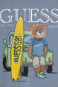 Chłopiec Guess t-shirt bawełniany dziecięcy N5GI04.K8HM4.PPYA fioletowy